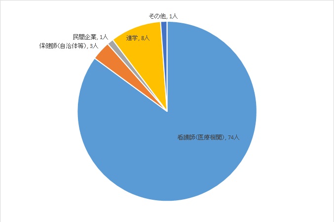 看護学部 実績グラフ